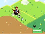 Mario motocross snowing Mario HTML5 jtk