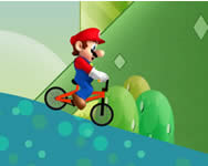 Mario riding bike