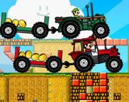 Mario tractor drag race Mario jtkok ingyen