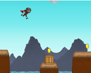 Ninja run double jump version