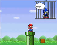 Super Mario save Sonic Mario HTML5 jtk